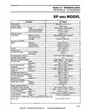 Bombardier SeaDoo 1993 factory shop manual, Page 274