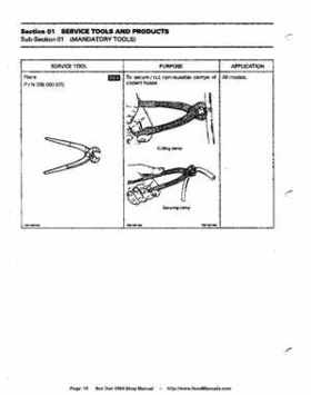 Bombardier SeaDoo 1994 factory shop manual, Page 16