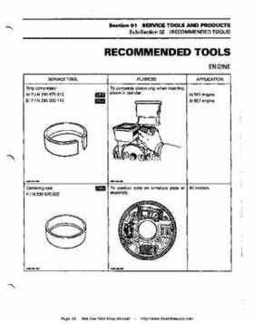 Bombardier SeaDoo 1994 factory shop manual, Page 20