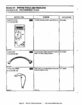 Bombardier SeaDoo 1994 factory shop manual, Page 23