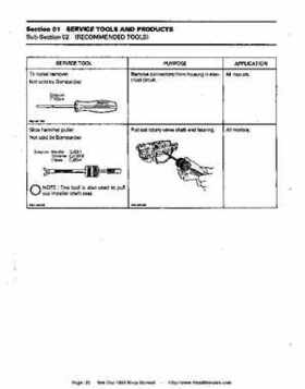 Bombardier SeaDoo 1994 factory shop manual, Page 25