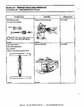 Bombardier SeaDoo 1994 factory shop manual, Page 29
