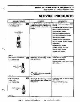 Bombardier SeaDoo 1994 factory shop manual, Page 35