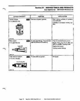 Bombardier SeaDoo 1994 factory shop manual, Page 37