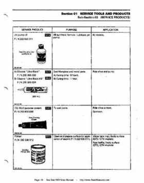 Bombardier SeaDoo 1994 factory shop manual, Page 41