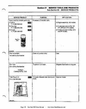 Bombardier SeaDoo 1994 factory shop manual, Page 45
