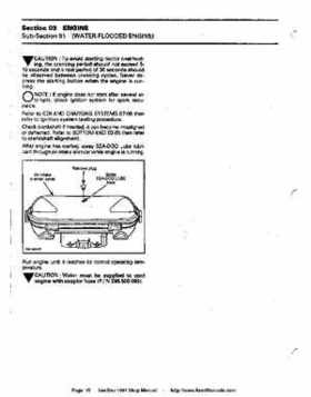 Bombardier SeaDoo 1994 factory shop manual, Page 49