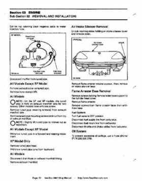 Bombardier SeaDoo 1994 factory shop manual, Page 53