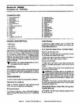 Bombardier SeaDoo 1994 factory shop manual, Page 60