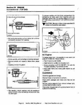 Bombardier SeaDoo 1994 factory shop manual, Page 62