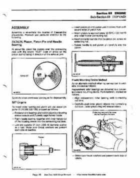 Bombardier SeaDoo 1994 factory shop manual, Page 65