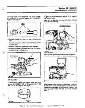 Bombardier SeaDoo 1994 factory shop manual, Page 67