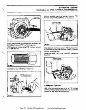 Bombardier SeaDoo 1994 factory shop manual, Page 72