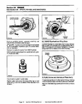 Bombardier SeaDoo 1994 factory shop manual, Page 73