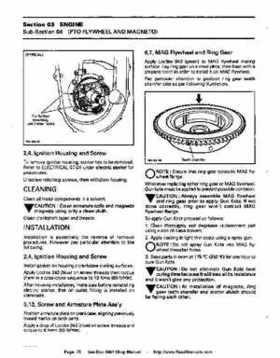Bombardier SeaDoo 1994 factory shop manual, Page 75