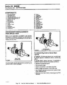 Bombardier SeaDoo 1994 factory shop manual, Page 78