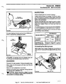 Bombardier SeaDoo 1994 factory shop manual, Page 81