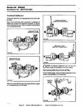 Bombardier SeaDoo 1994 factory shop manual, Page 82