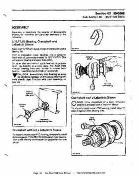 Bombardier SeaDoo 1994 factory shop manual, Page 83