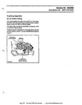 Bombardier SeaDoo 1994 factory shop manual, Page 85