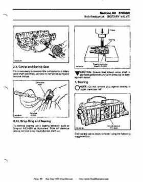 Bombardier SeaDoo 1994 factory shop manual, Page 88