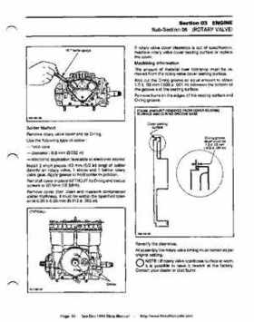 Bombardier SeaDoo 1994 factory shop manual, Page 90
