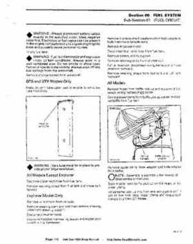 Bombardier SeaDoo 1994 factory shop manual, Page 110