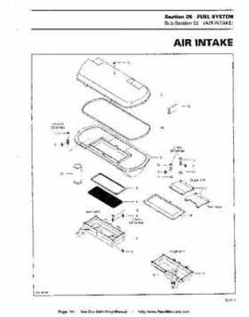 Bombardier SeaDoo 1994 factory shop manual, Page 111