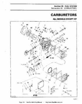 Bombardier SeaDoo 1994 factory shop manual, Page 113