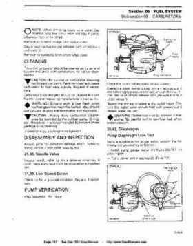 Bombardier SeaDoo 1994 factory shop manual, Page 117