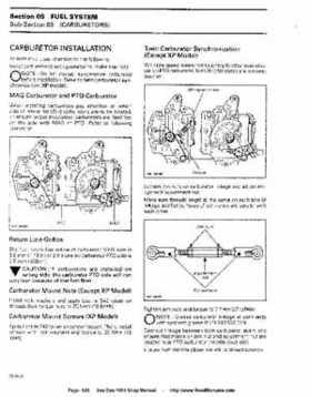 Bombardier SeaDoo 1994 factory shop manual, Page 120