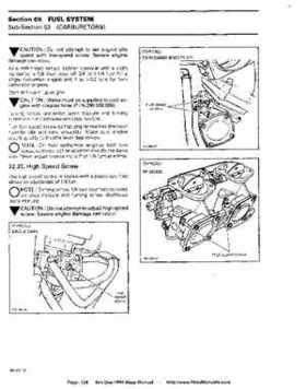 Bombardier SeaDoo 1994 factory shop manual, Page 124