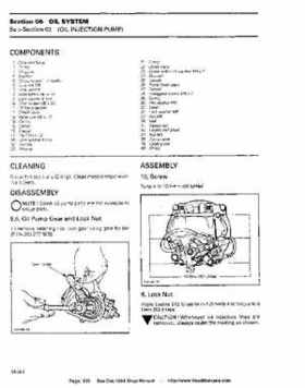 Bombardier SeaDoo 1994 factory shop manual, Page 130
