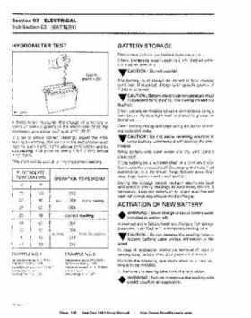 Bombardier SeaDoo 1994 factory shop manual, Page 145