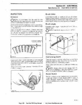 Bombardier SeaDoo 1994 factory shop manual, Page 154