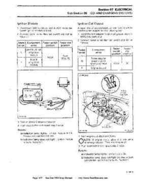 Bombardier SeaDoo 1994 factory shop manual, Page 177