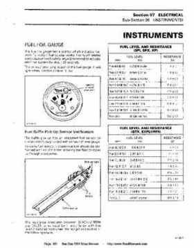 Bombardier SeaDoo 1994 factory shop manual, Page 184