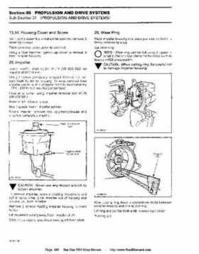 Bombardier SeaDoo 1994 factory shop manual, Page 196