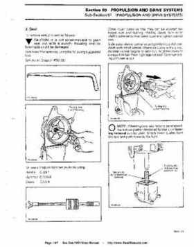 Bombardier SeaDoo 1994 factory shop manual, Page 197