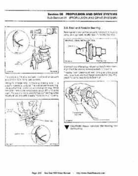 Bombardier SeaDoo 1994 factory shop manual, Page 203