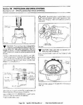 Bombardier SeaDoo 1994 factory shop manual, Page 204