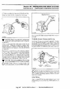 Bombardier SeaDoo 1994 factory shop manual, Page 207