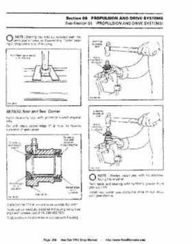 Bombardier SeaDoo 1994 factory shop manual, Page 209