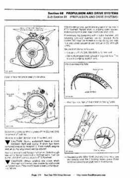 Bombardier SeaDoo 1994 factory shop manual, Page 211