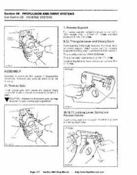Bombardier SeaDoo 1994 factory shop manual, Page 217