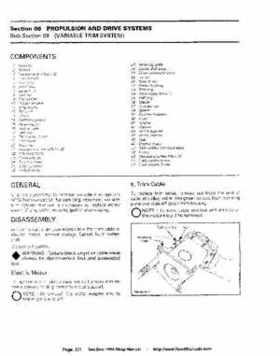 Bombardier SeaDoo 1994 factory shop manual, Page 221