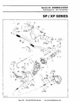 Bombardier SeaDoo 1994 factory shop manual, Page 226