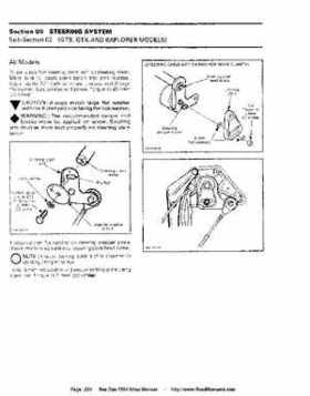Bombardier SeaDoo 1994 factory shop manual, Page 233