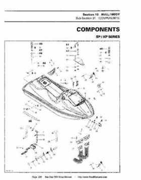 Bombardier SeaDoo 1994 factory shop manual, Page 236