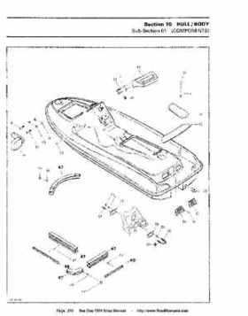 Bombardier SeaDoo 1994 factory shop manual, Page 240